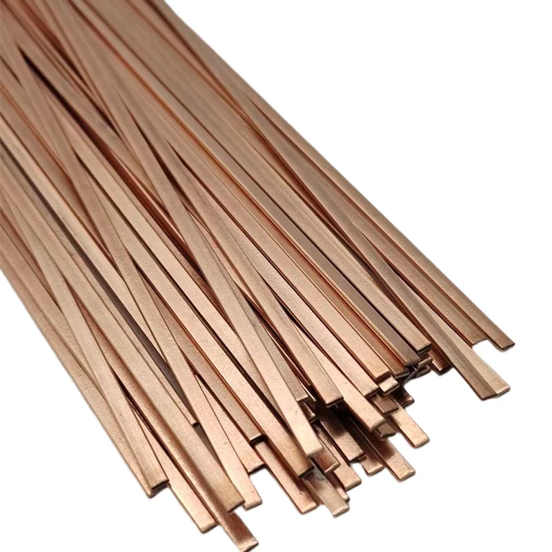 Copper Brazing Rods Bcup-2 2mm Phosphor Round Self Fluxing Copper Welding Rods Tig Pipes For Air Conditioner Refrigerators