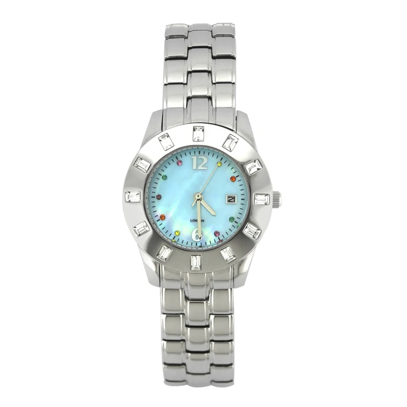 PL105 High Quality 5 Atm Water Resistant Japan Movt Quartz Watch Stainless Steel Watch for Women