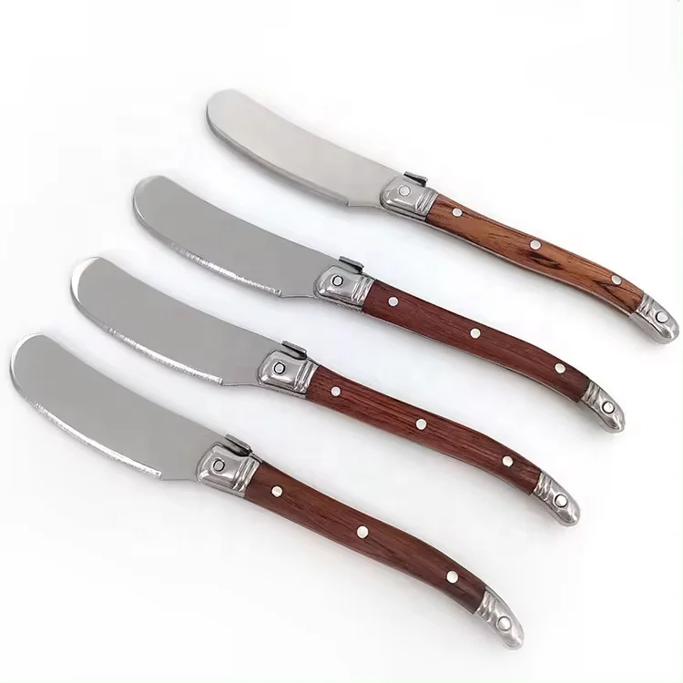 Wholesale High quality Stainless Steel Rosewood Handle Kitchen Multi-Use Cake Butter Cutter Cheese Knife