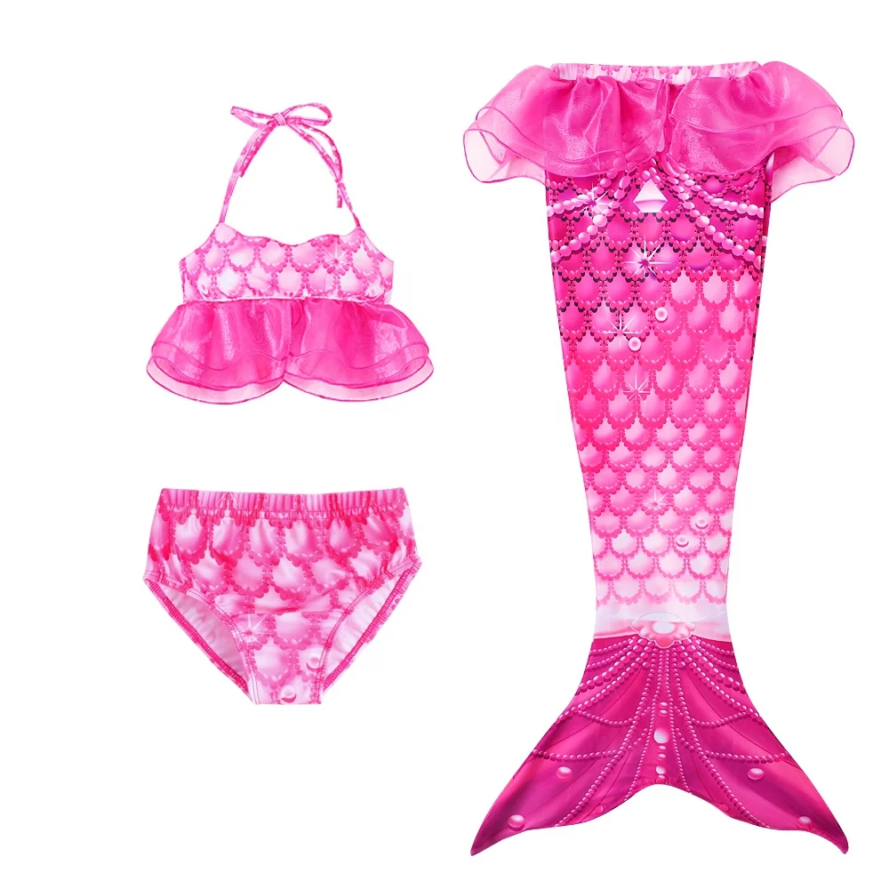 
2020 Summer Hot Child mermaid swimwear Tail for Swimming Kids Mermaid swimwear Tail Similar 