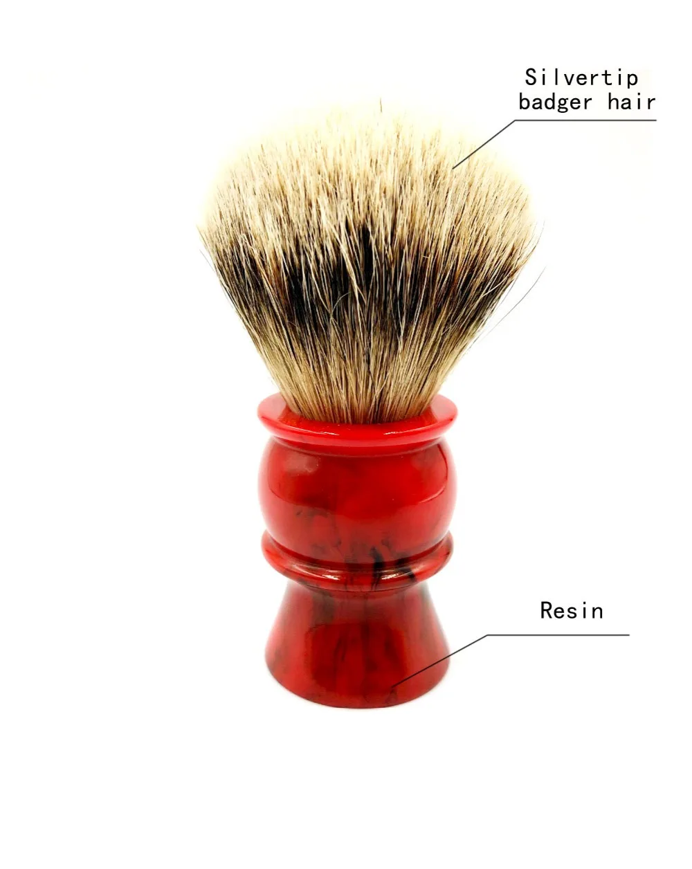 YAQI 26MM Resin handle badger hair mens shaving brush custom logo