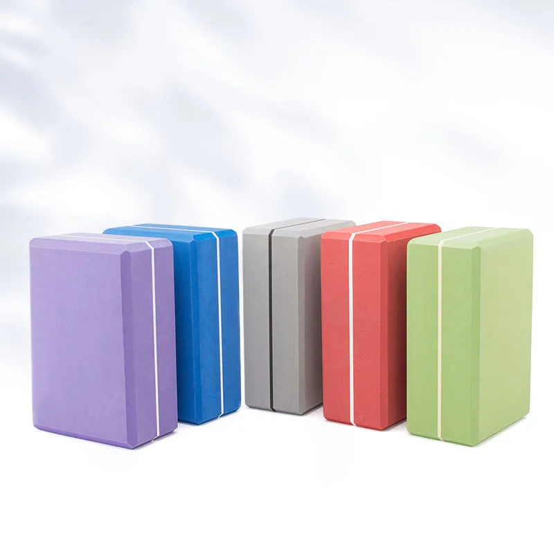 Upgrade Logo Printed High Quality Massage Eva Material Black Yoga Blocks