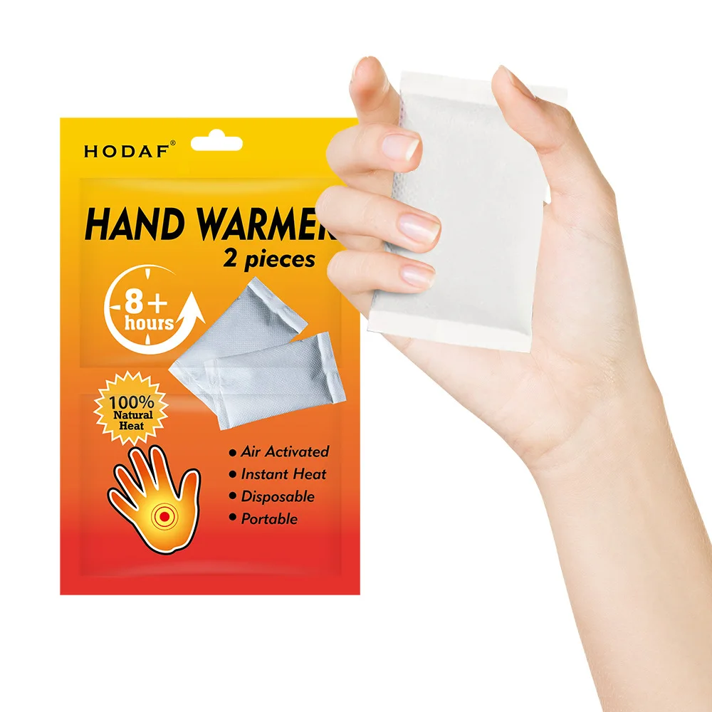 2PCS 8 Hours Hand Warmer Self-Heating Patch Disposable Heating Pad Air Activated Heat Patch Hot Compress Relieve Pain