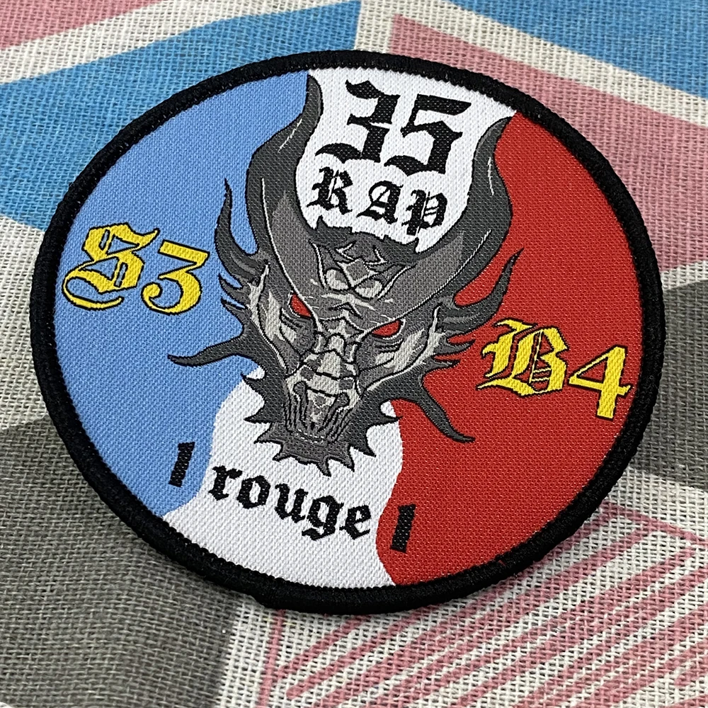 Custom Clothing Patches Woven Badges Iron On Hook And Loop Woven Patches For Jackets Hats Clothing