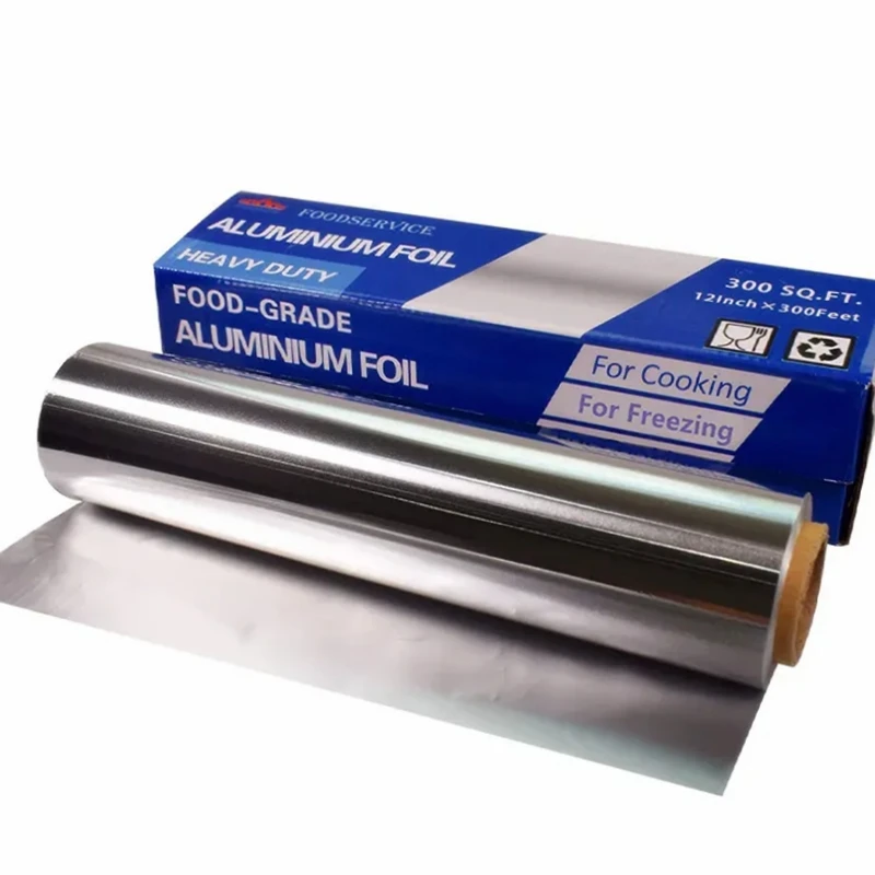 Food Aluminium Foil 1 Kg Net 18 Micron Aluminium Foil Packaging