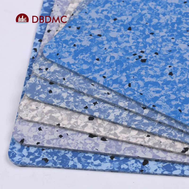 VOC-Free Anti-Bacterial SPC Flooring Roll Modern Homogeneous Vinyl for Hospitals 3D Model Design Solution gym floor mats