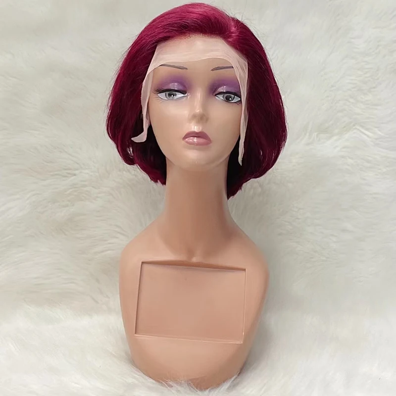 13*4 Pixie Wig ST short pixie cut wig human hair afro wigs for black women human hair