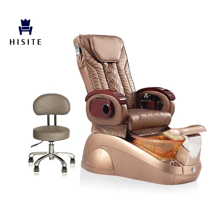 Hisite Luxury Reclining Wholesale Nail Salon Supplier Spa Pedicure Chair with