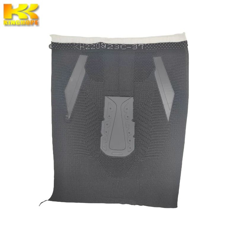 high elastic knitted fabric upper material custom 3d upper casual comfort sports shoe upper breathable knitted upper