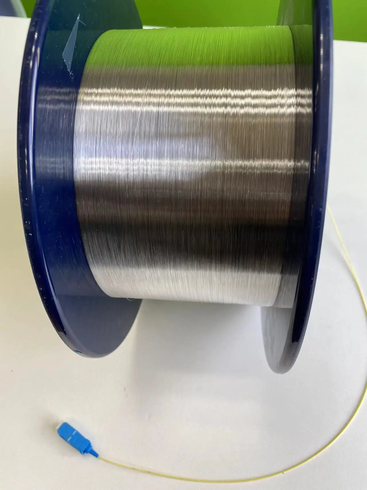 Single Model Clear Optic Fiber G652D G657A1 Bare Fiber Test Fiber Spool With APC UPC Connectors