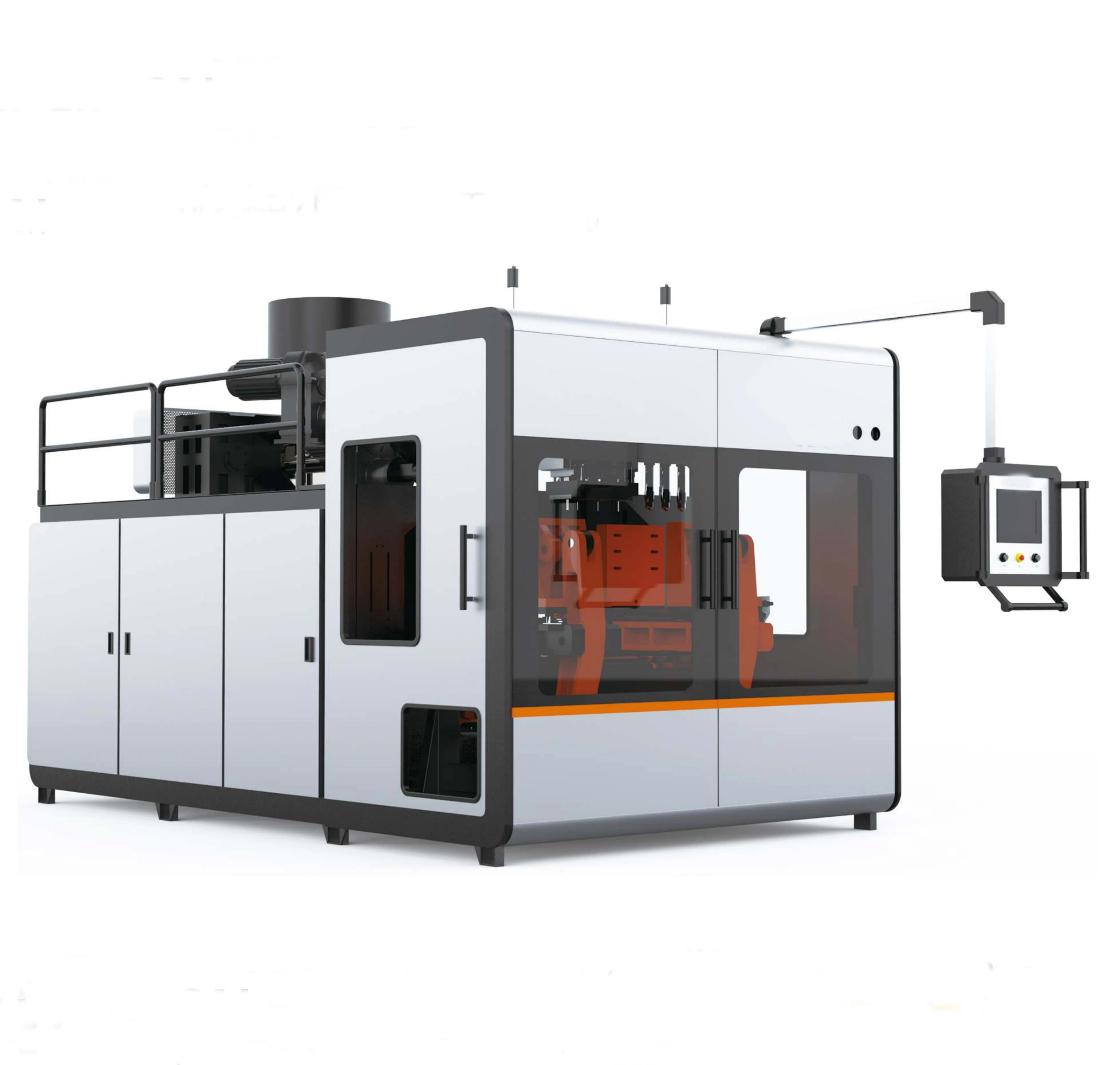 Fuel Bottle Chemical Bottle Civil Barrel Making Automatic Plastic Blow Molding  Machine Overseas Service in India and Vietnam