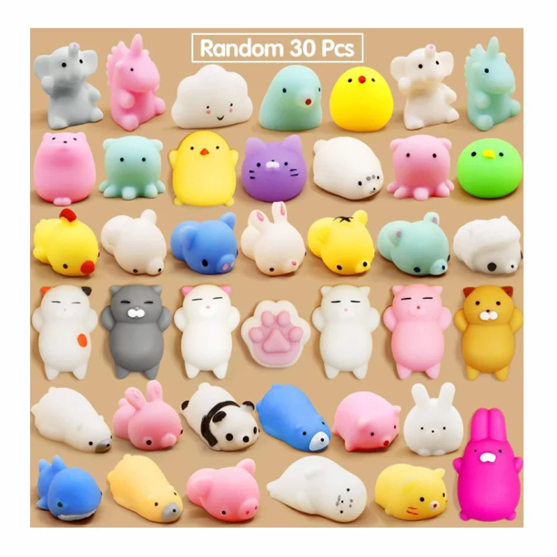 Лидер продаж 2024 мягкие силиконовые антистрессовые игрушки для детей с логотипом