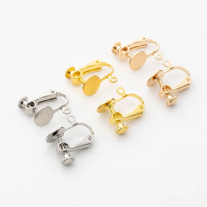 Wholesale fashion copper earrings U-shaped gold plated clip on earrings Converter plated cartilage clip on earrings