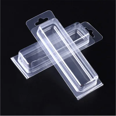 Mini MOQ Clear Plastic PVC Packaging Boxes High Transparent PET RPET Plastic Retail Packaging Box