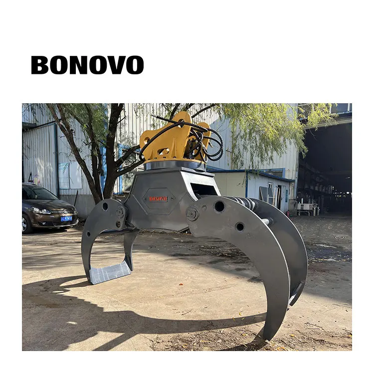 Excavator 360 Degree Rotating Log Grapple Excavator Rotating Grapple
