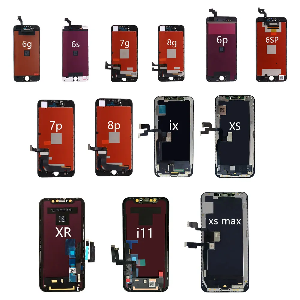 Высококачественный сенсорный ЖК-экран для мобильного телефона 6 7 8 Plus X XR 11 запасные части нет минимального заказа быстрая