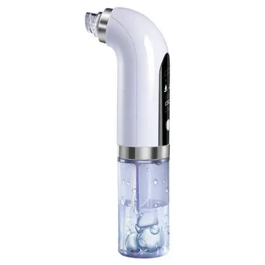 2021 Best Selling Professional Facial Nose Blackhead Remover Tool Vacuum With Water Small Bubble Pore Cleaner Machine
