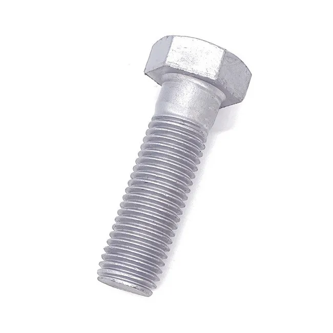 Factory supply Hexagon head bolt hot dip galvanized bolts and nuts with ISO, DIN, BS standards