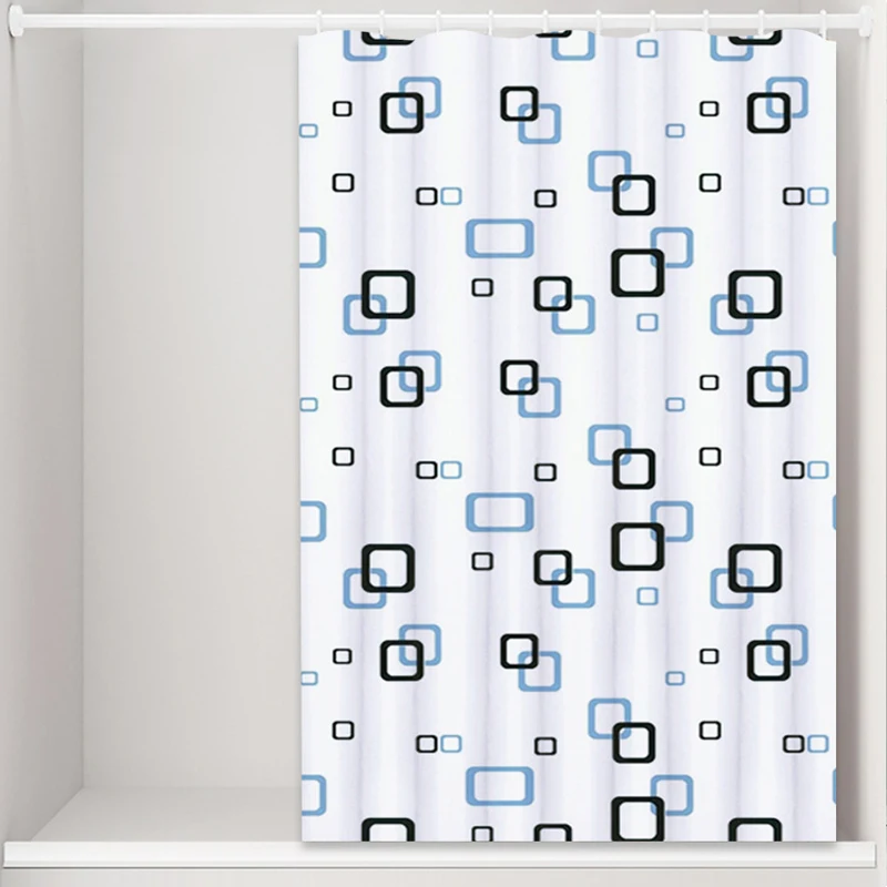 Hot Sale Waterproof Hotel Shower Curtain Bath Curtain PEVA Shower Curtain
