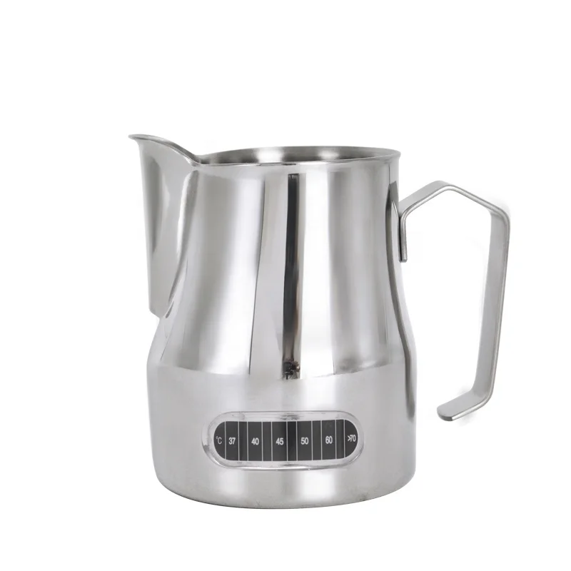 NIBU Stainless Steel Coffee Barista Latte Art Milk Frothing Jug Pitcher For Coffee Machine Measuring Cup