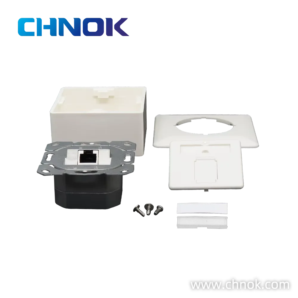 CAT6 shielded IDC (LSA) outlet x 1 port