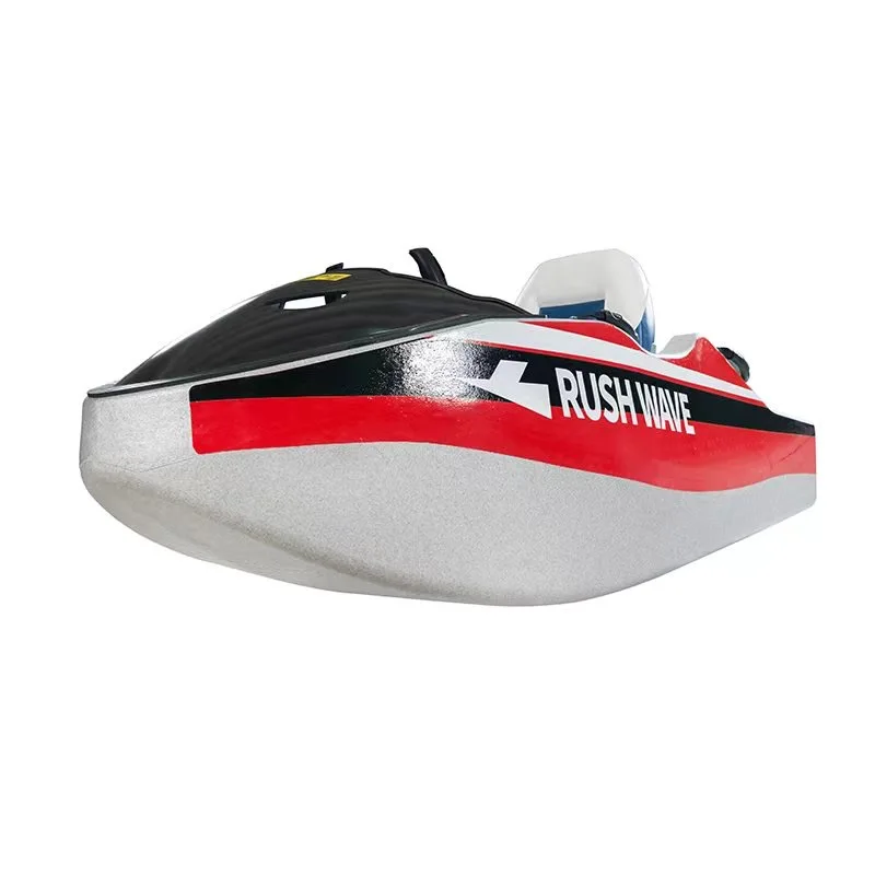 Customizable three-speed adjustable electric kart boat 72V fast water racing kit small mini jet boat two-person boat