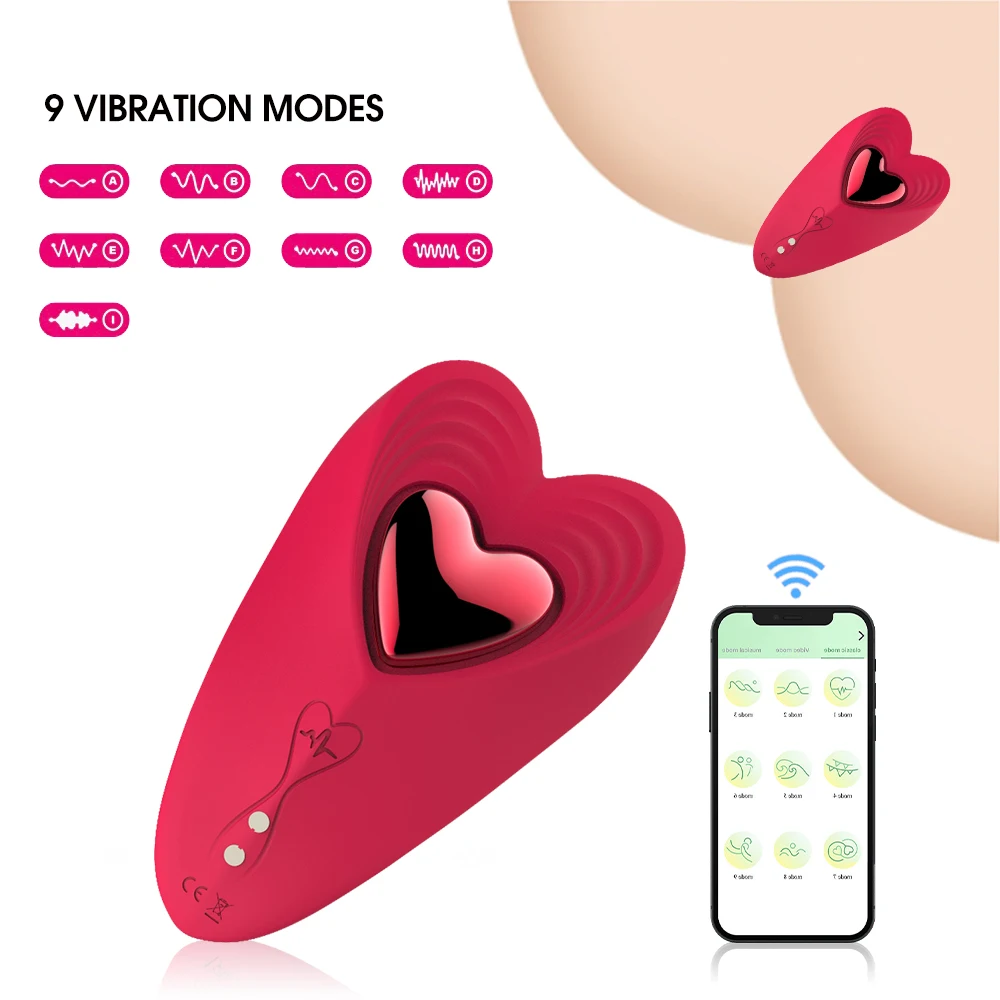 App Remote Control Female Vaginal Clitoral Stimulator Butterfly Wearable Panty G-Spot Women Vibrator with Strong Magnetic Clip