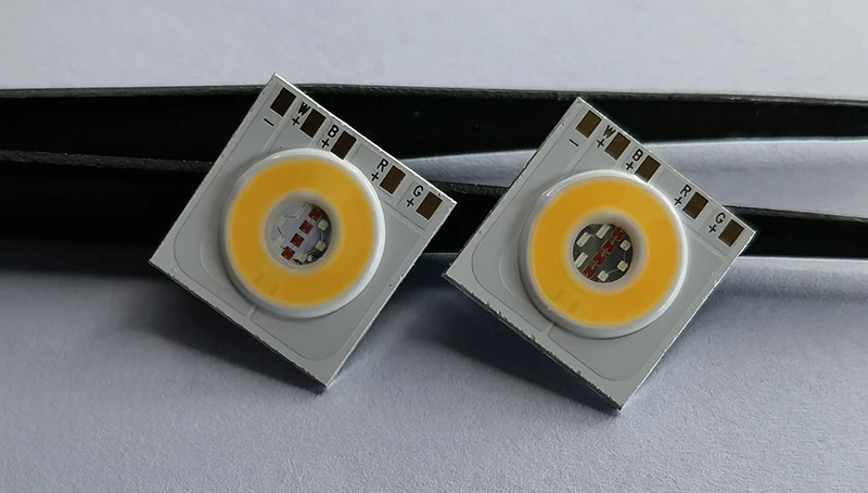 Rgbww Rgbcw 8w чип высокой мощности 1313 8-10v 150mA Rgbw cob светодиодный трехцветный для бар света