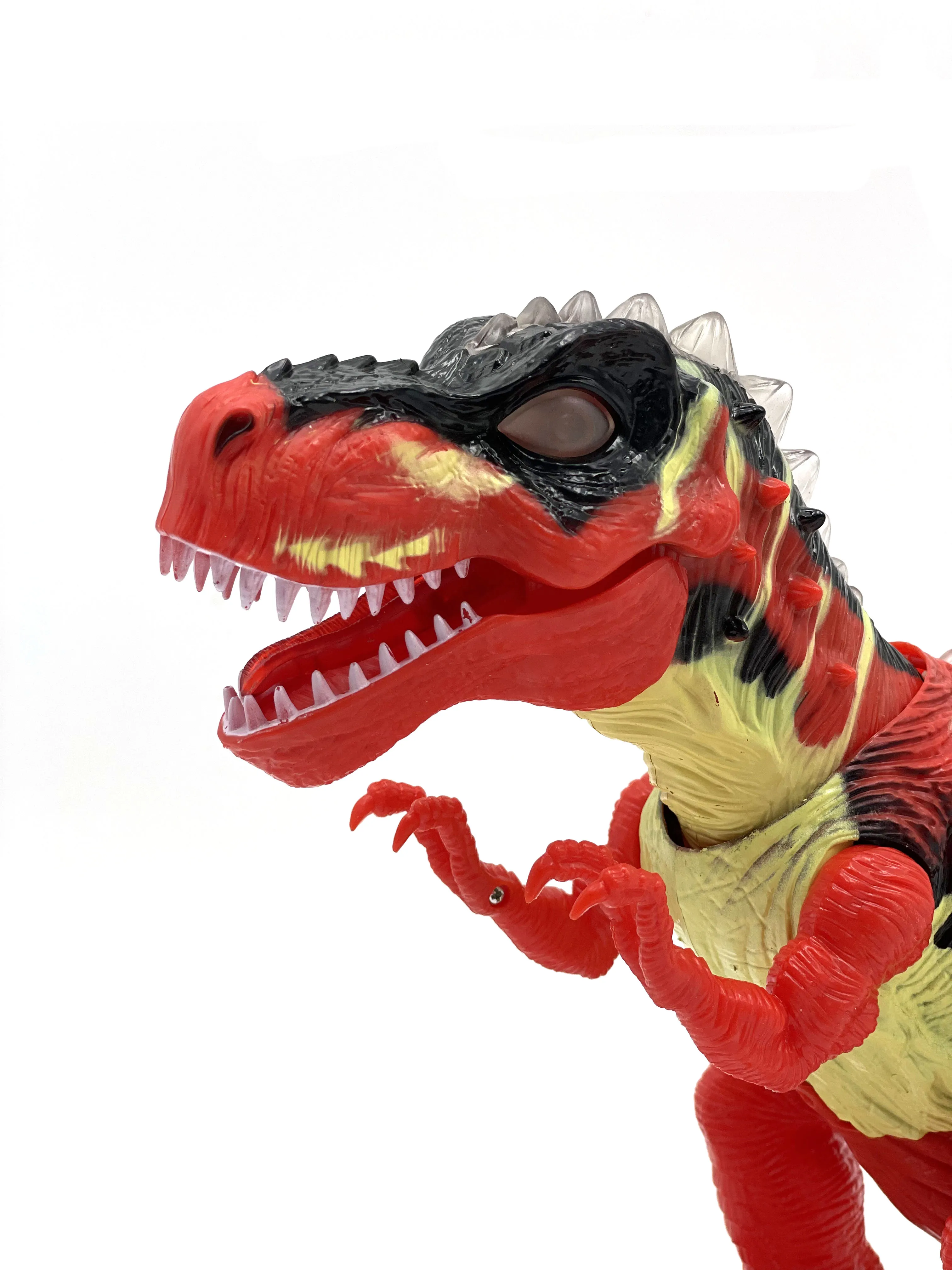 High quality plastic dragon toys electric dinosaur tyrannosaurus toy with sound and light