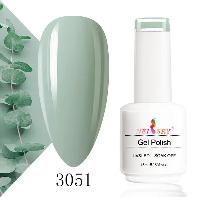 Neiss Hot Selling Shiny Lridescent 15ml Ceramic Colorful Bottle uv nail polish retractable gel pen rubber base gel nail polish