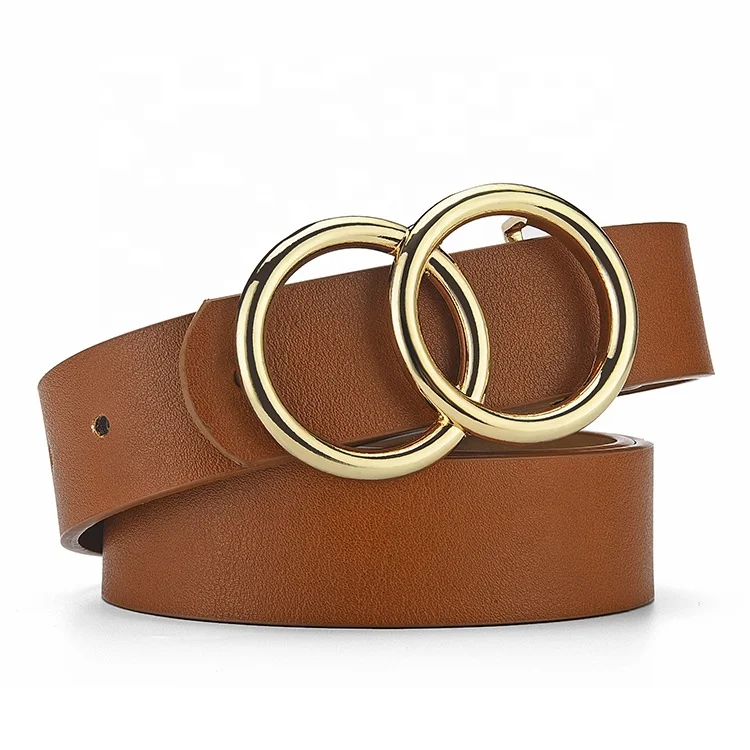 Custom Buckle Colors Factory OEM Wholesale Women Fashion Belt PU Leather Belts