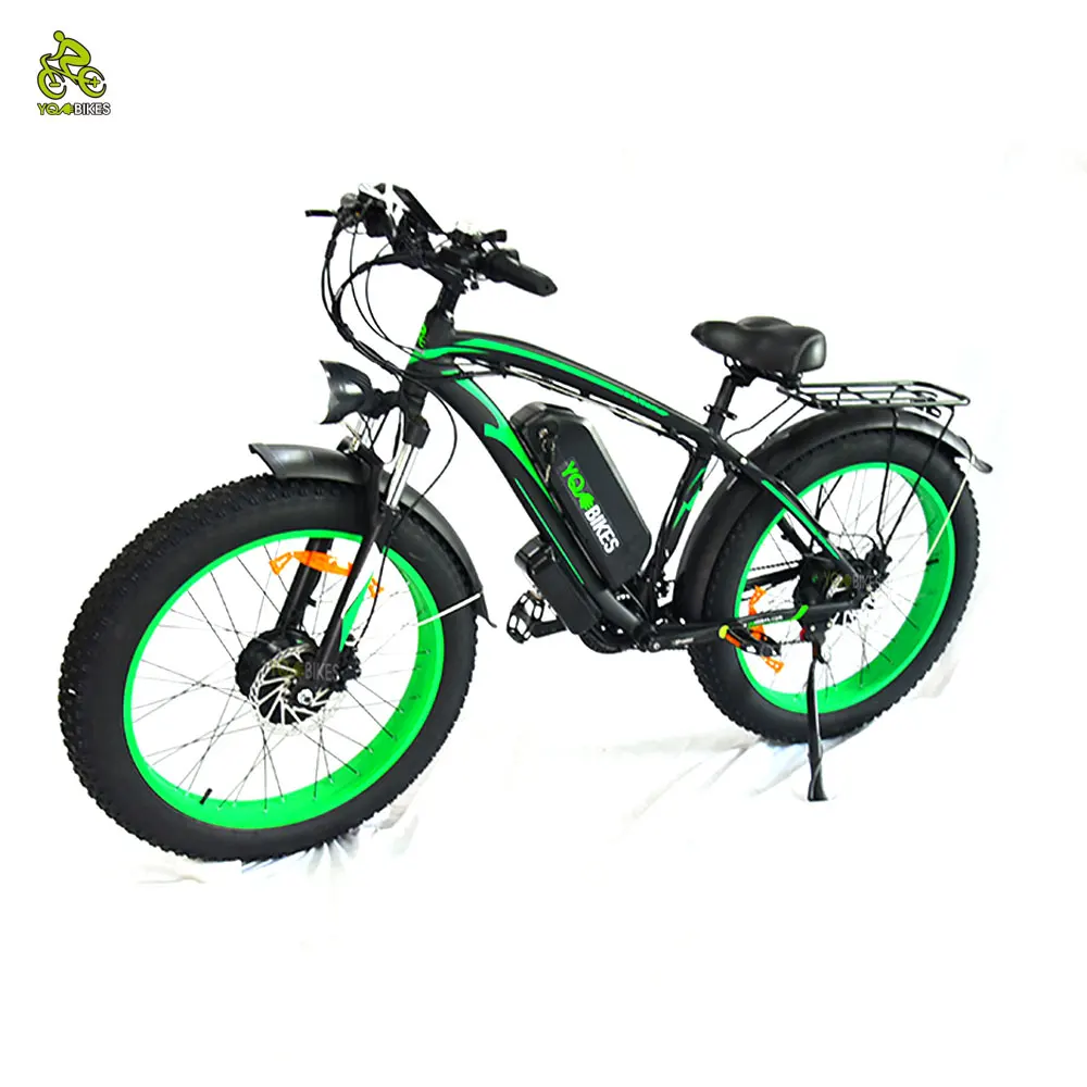 USA EU Warehouse 6-8 Day Delivery 48V15Ah/23Ah Lithium Battery E Bike 26*4.0 2000W Dual Motor Electric Bike e Cycle
