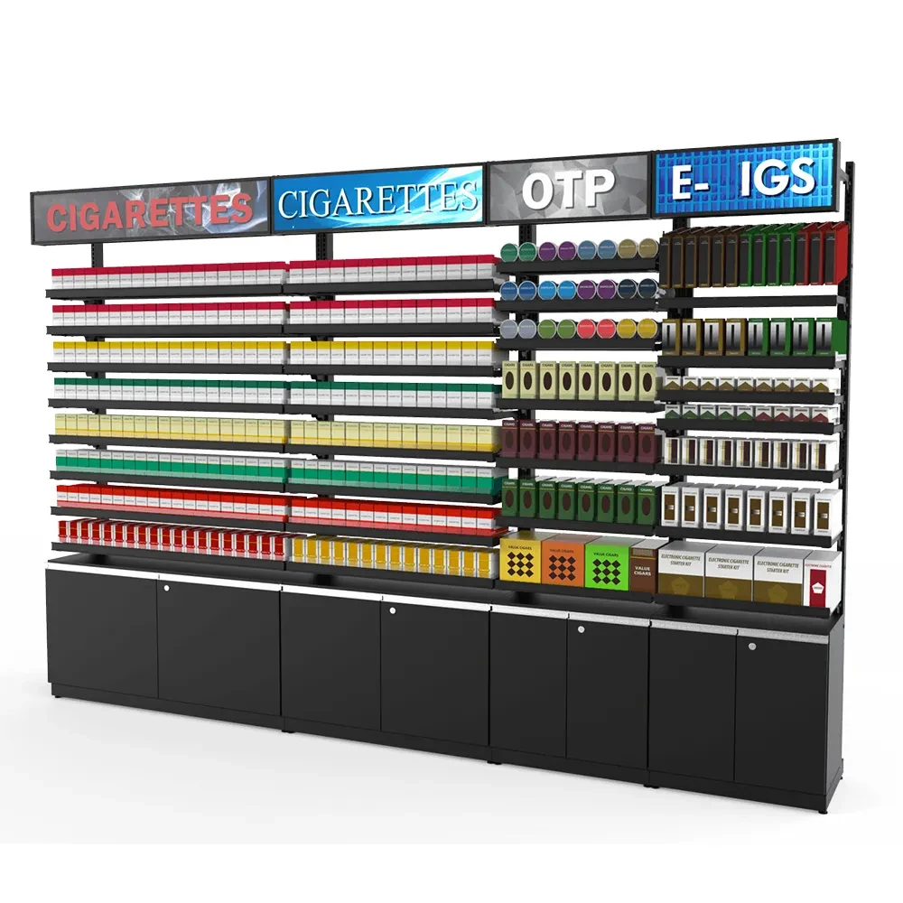 Подставка для сигар-толкатель витрина табачных сигар Хранения Сигар со светодиодной подсветкой