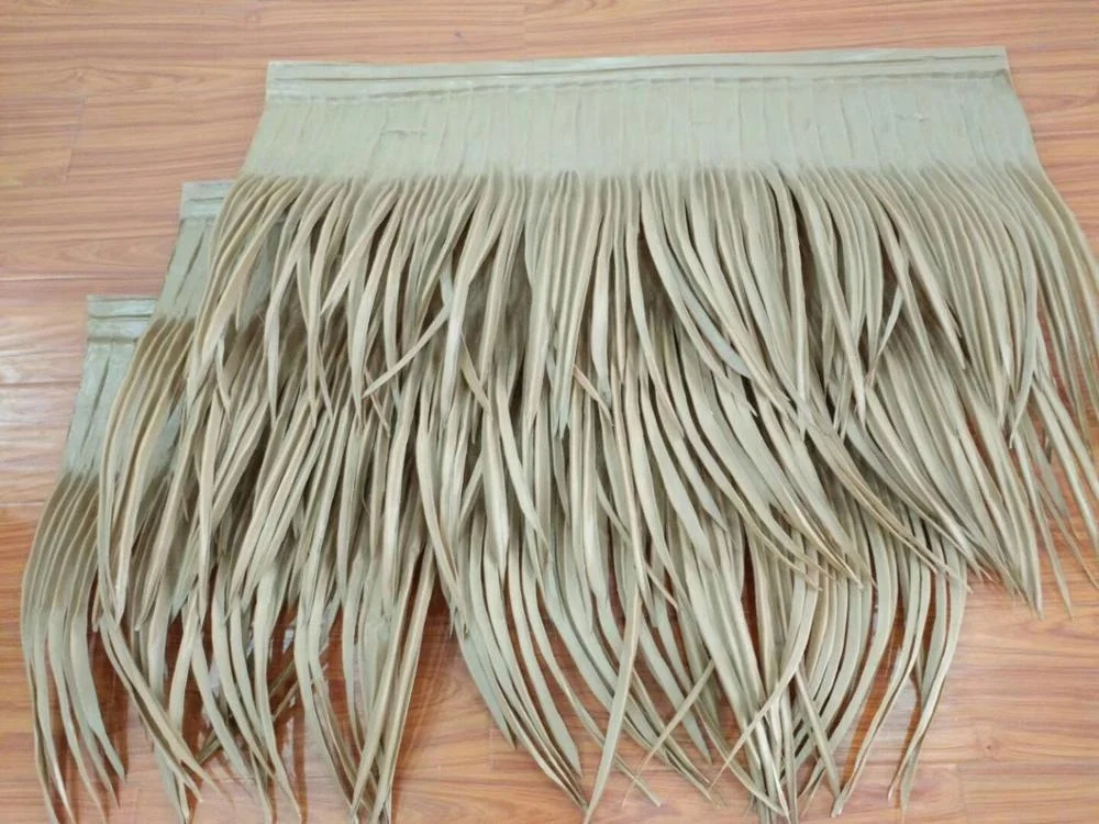 Simple and easyinstallation artificial thatch roof tiles