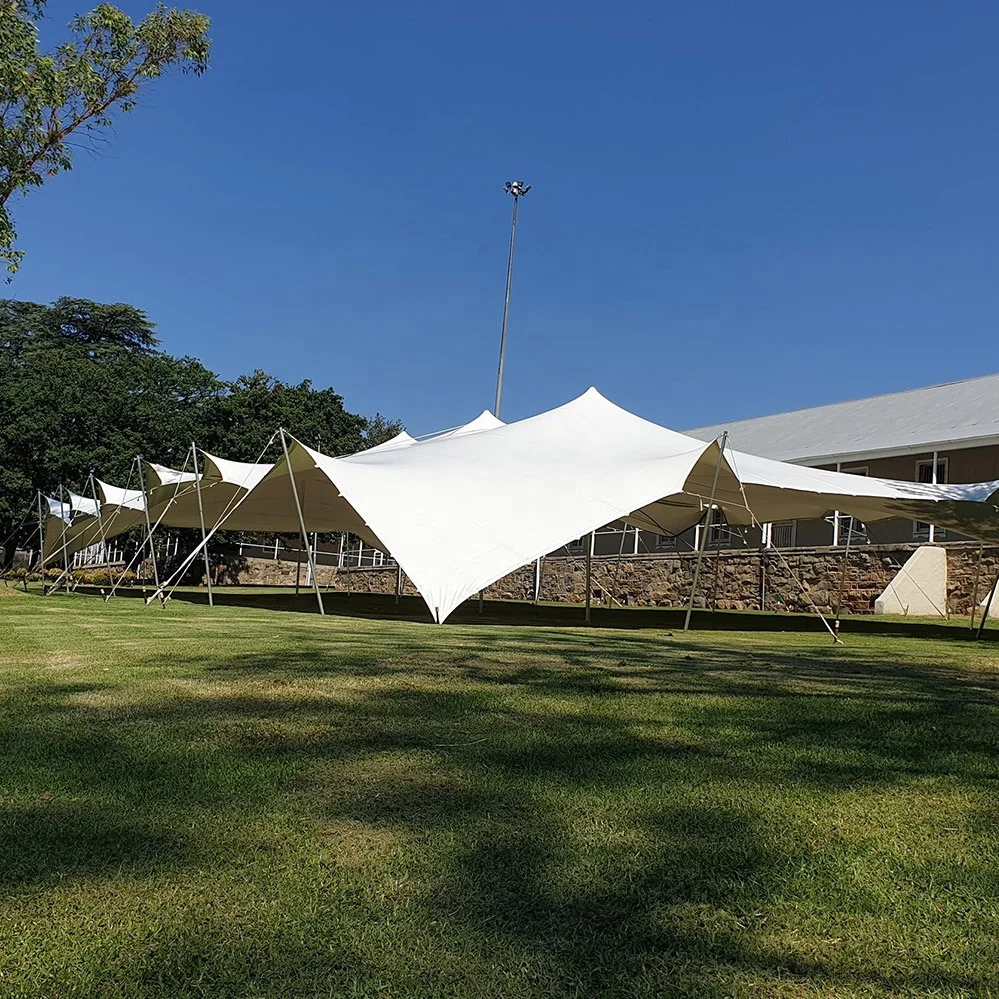 Q235 Steel Frame material and PVDF/PTFE/ETFE Cover material Luxury Party Tent For Resort