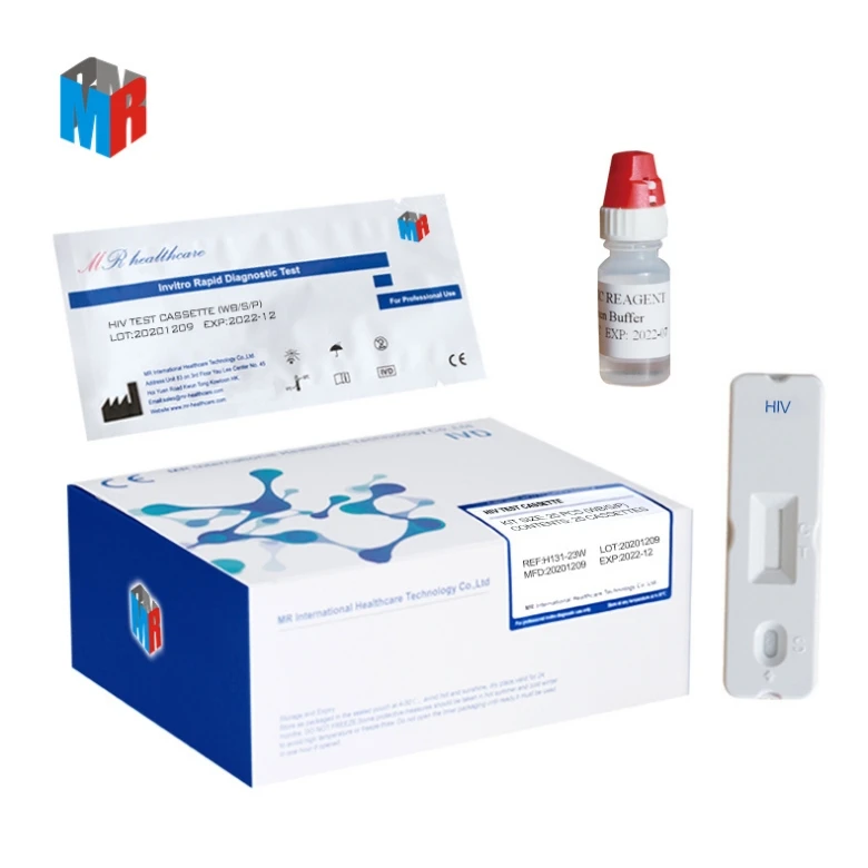 MR Chinese Factory HIV home self test box kit Price Blood Type Test Kit for Human