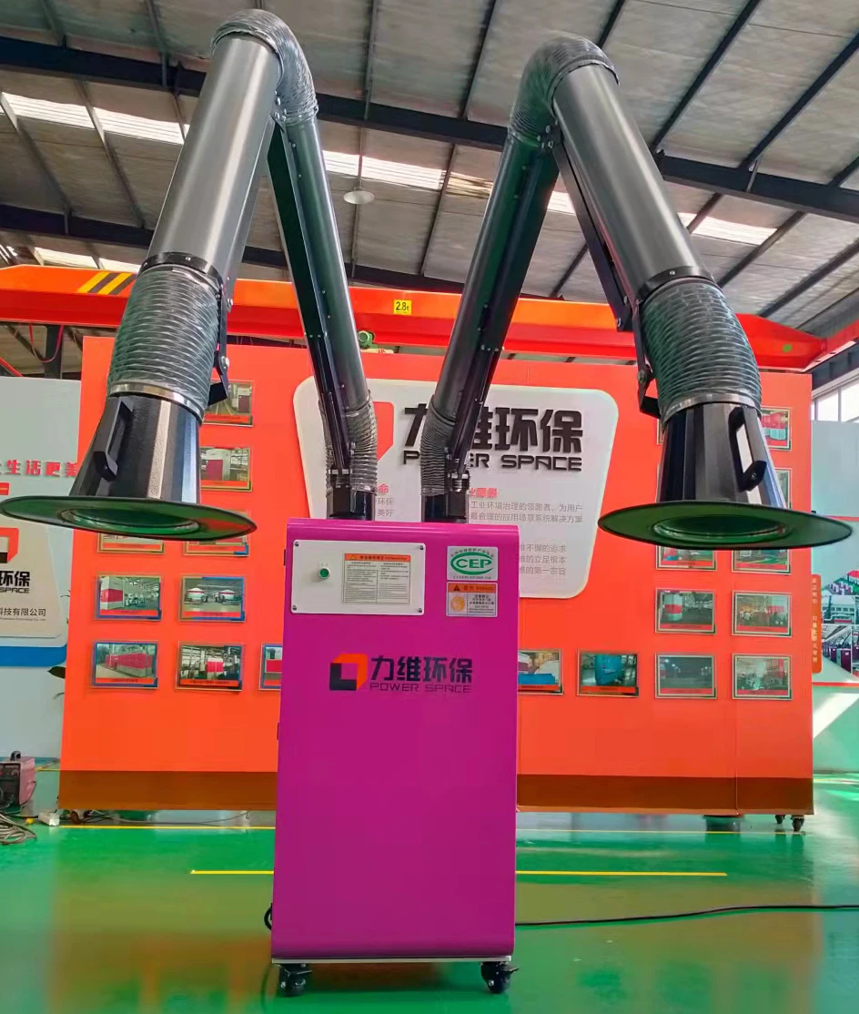 Wholesale drill dust catcher stone dust collector machine for sale with double arms