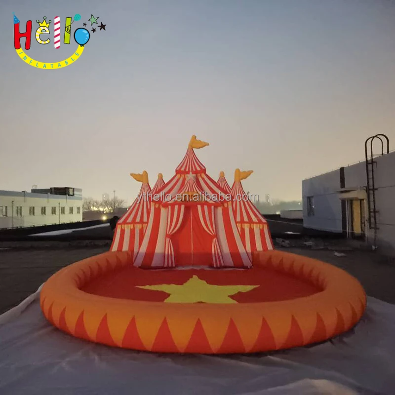Circus Act Inflatable Stage Carnival performance inflatable ring circus