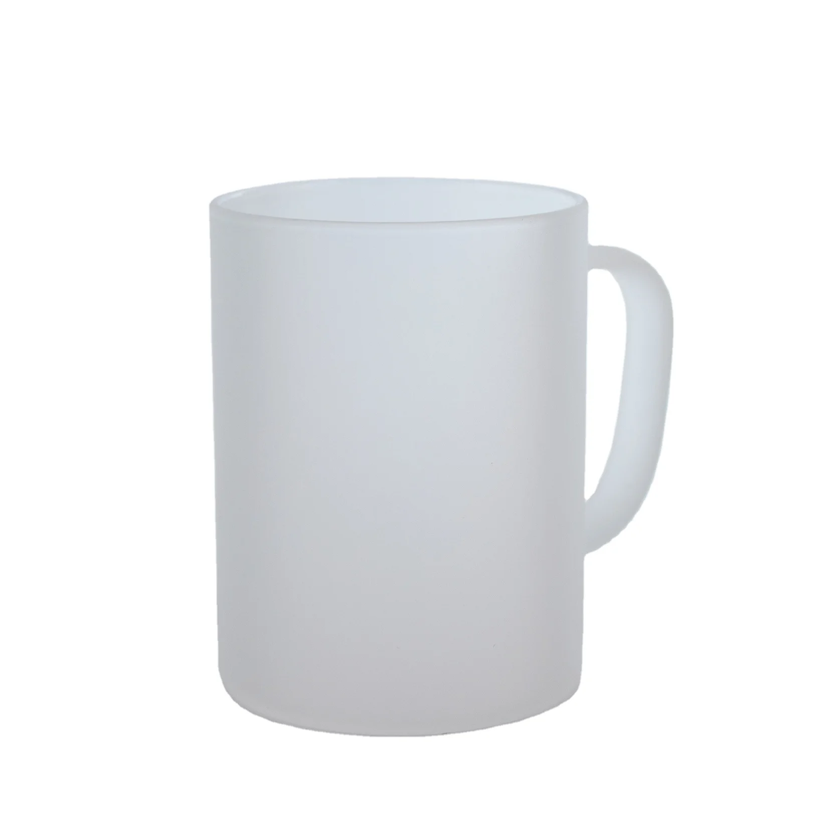 glass coffee mug with lid heat resistant glass mug 11oz transparent glass sublimation mug