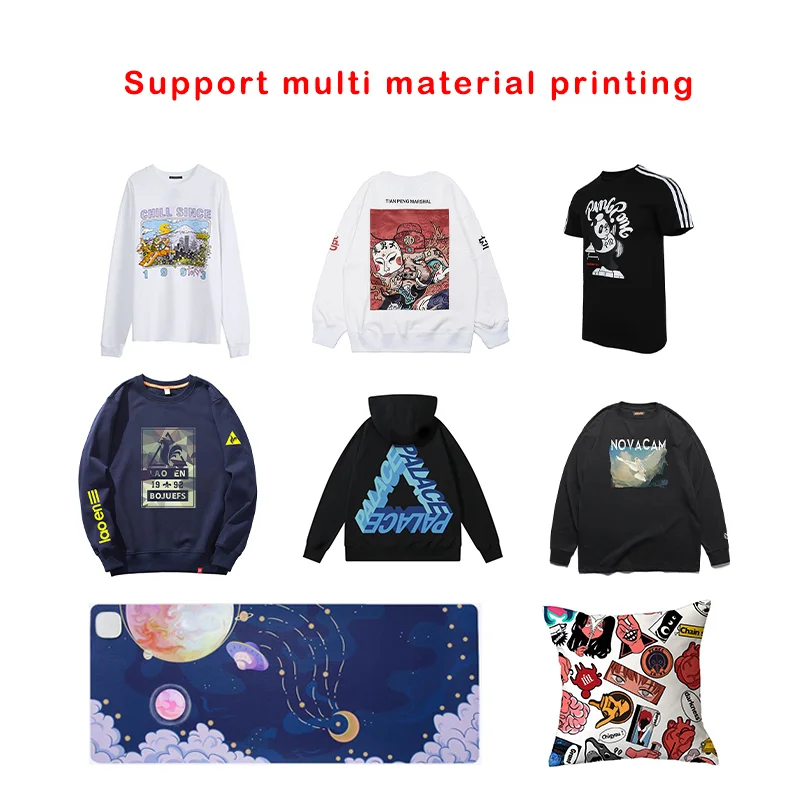 Двойная головка dtf встряхивание порошковой машины 60 см прямой к пленочному принтеру 4720 dtf печатные машины для футболки печатная машина