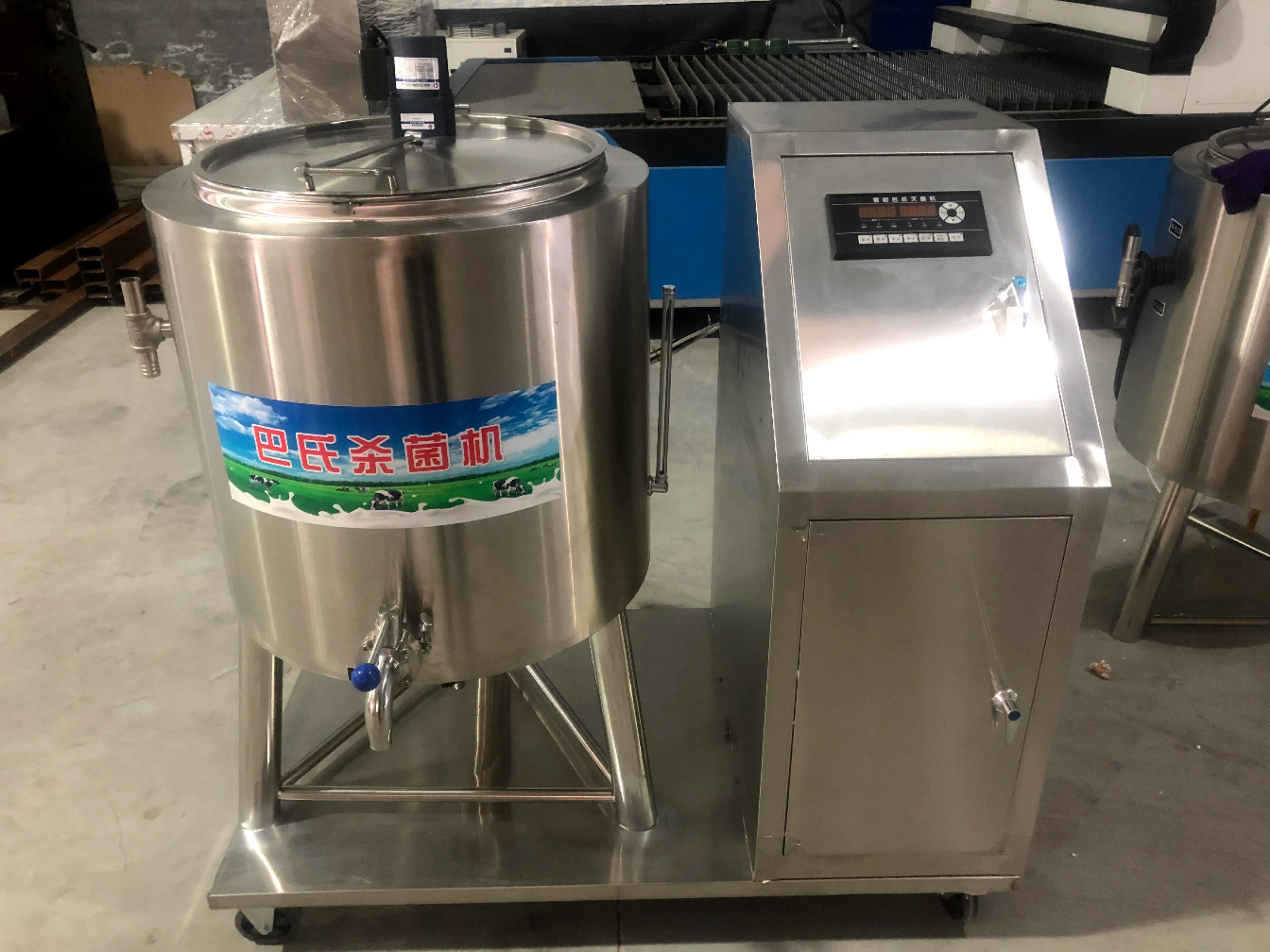 high quality beer fruit juice honey egg milk plate batch flash pasteurizer pasteurization device with 100l