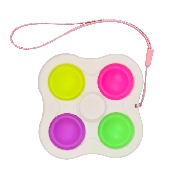 SCIONE 2in1 Pop Fidget Spinner  Fidget Toys Flying Spinners Stress Relief Reducer Fidget Pack Colorful for Kids Adults