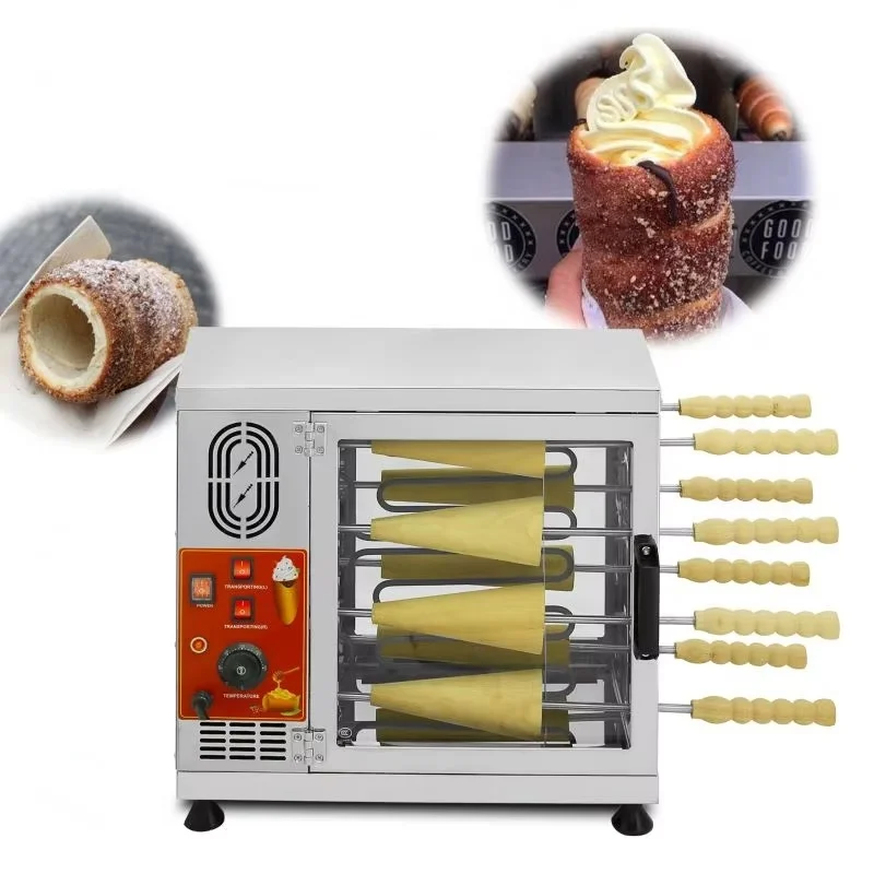 Commercial chimney cake oven/chimney cake grill/bread barbeque machine