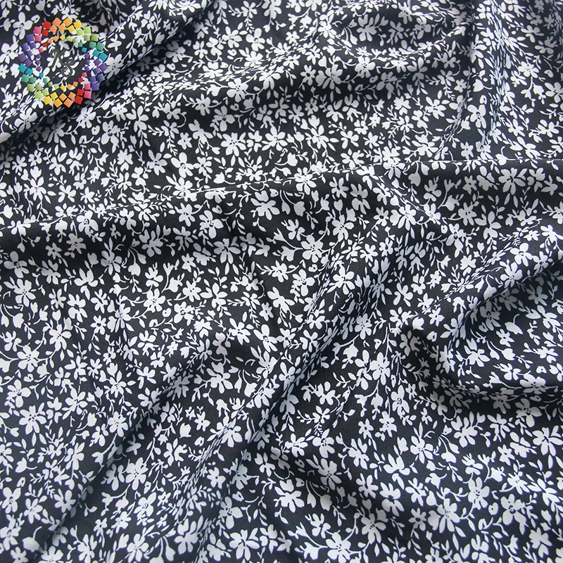 Soft Elastane Floral Printed Four Way Stretch Fabric For Dresses