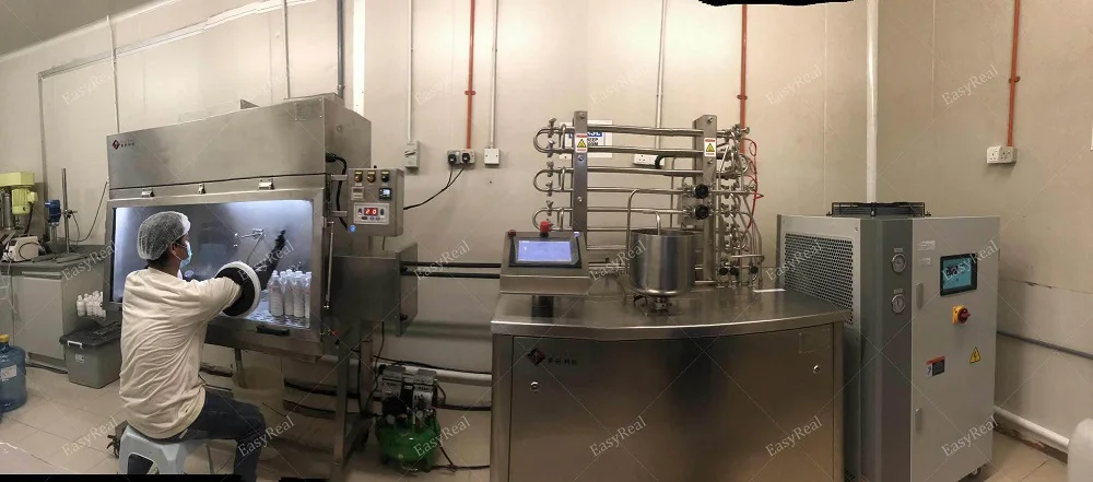 
Multifunctional Tubular UHT Sterilizing Machine New Technology Lab Small Milk UHT Sterilizer Machine 