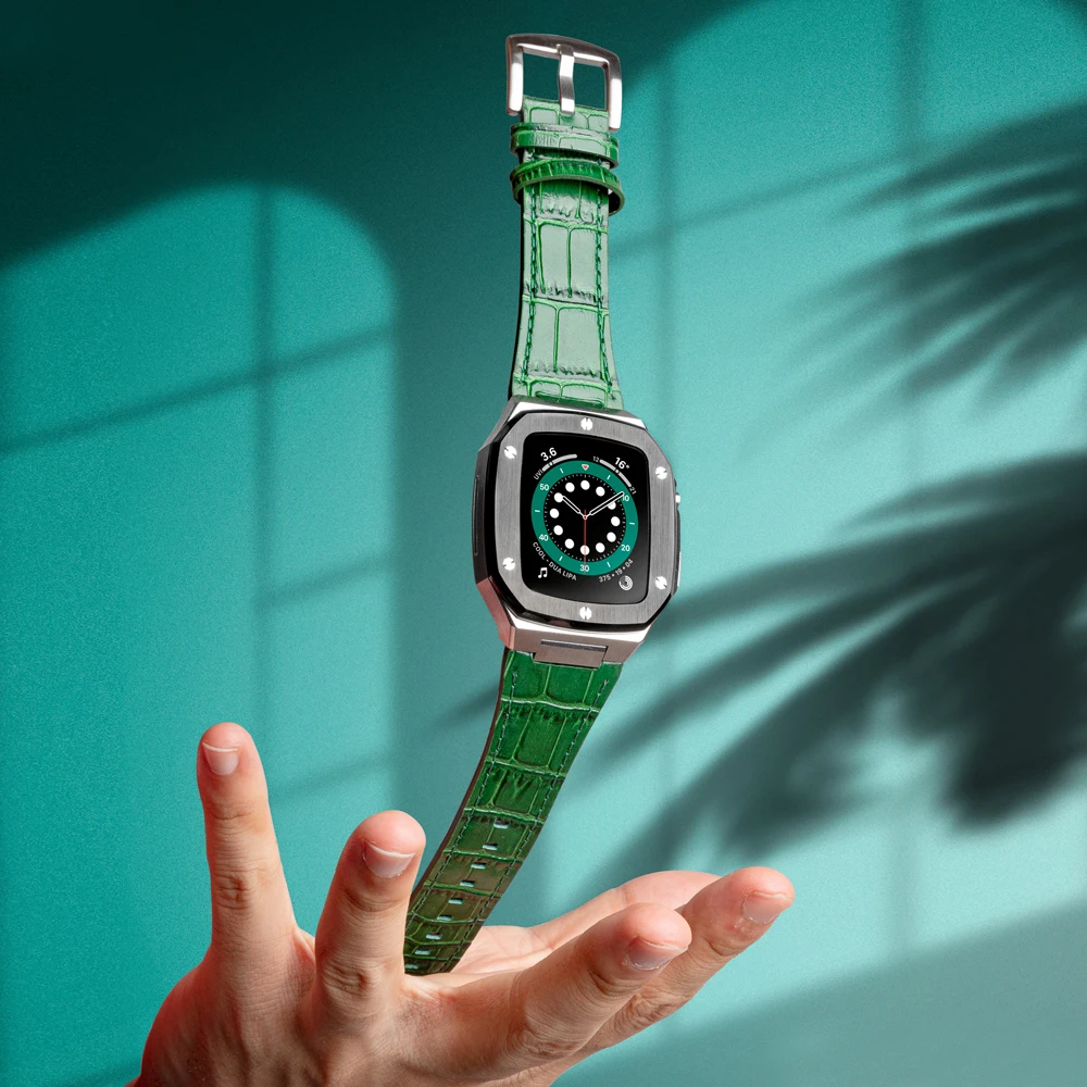 Защитный кожаный ремешок для Apple Iwatch Series 3/4/6/7, 38/41/44/45 мм