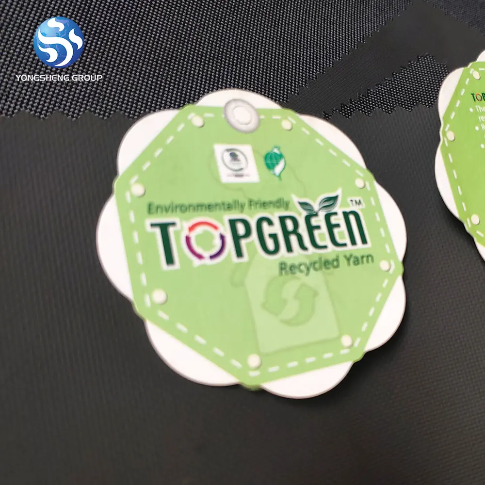 100% полиэстер 600d RPET переработанная ткань с подложкой RPVB VAC