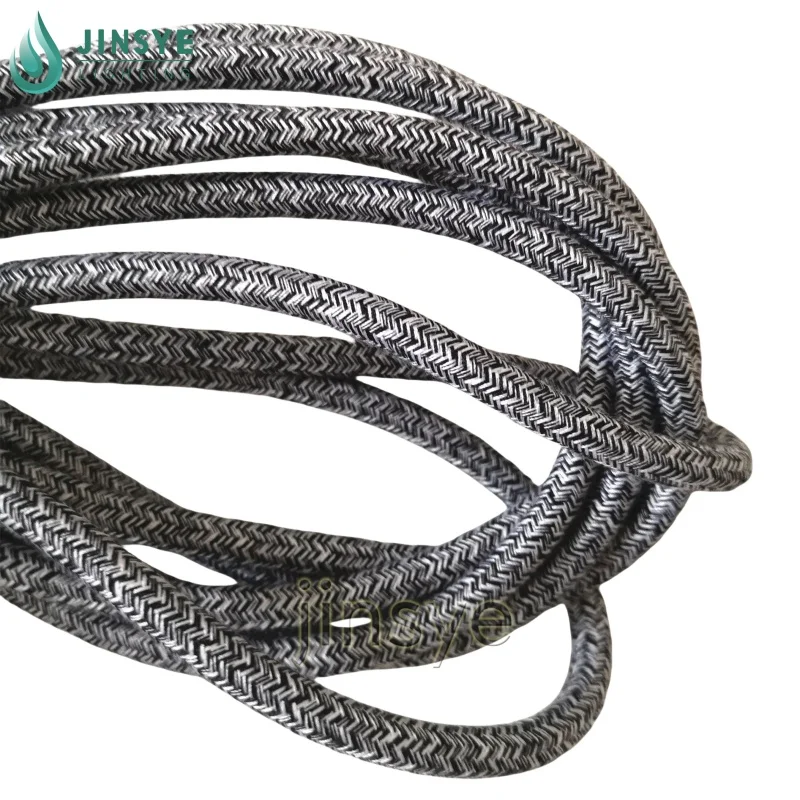 CE/VDE 2 Core 0.75mm Pattern GRAY Electrical Cloth Wrap Cotton Braid Fabric Electric Wire