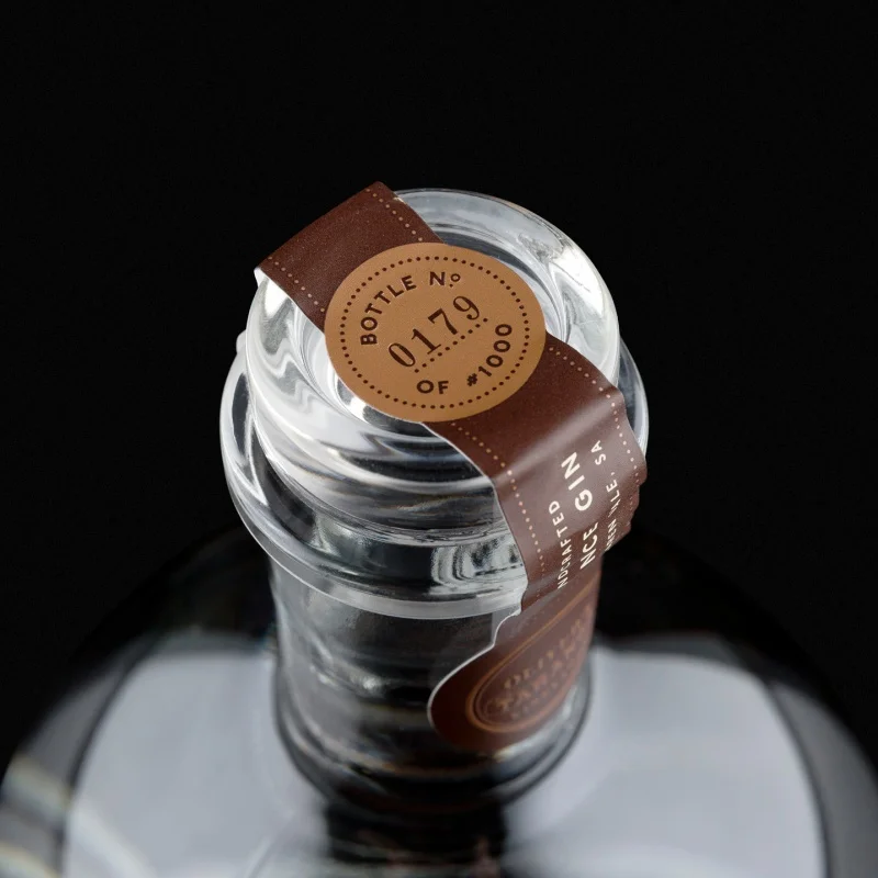 Recyclable 1000ml round empty extra flint glass vodka bottles custom logo empty glass liquor bottle vodka bottle