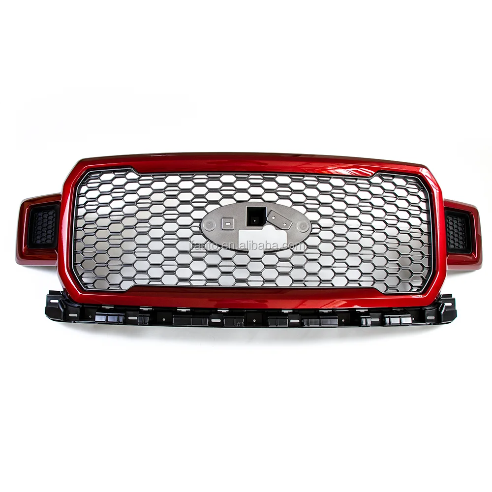 PP ABS Cellular Style Front Protect Middle Grille For Ford F150 2017 Year